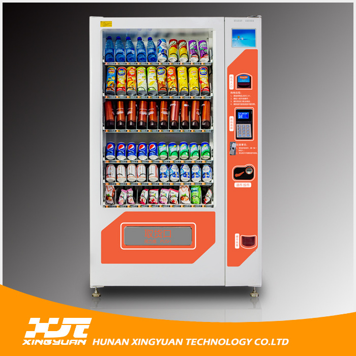 XY combo bottle bottle glass snack vending machine