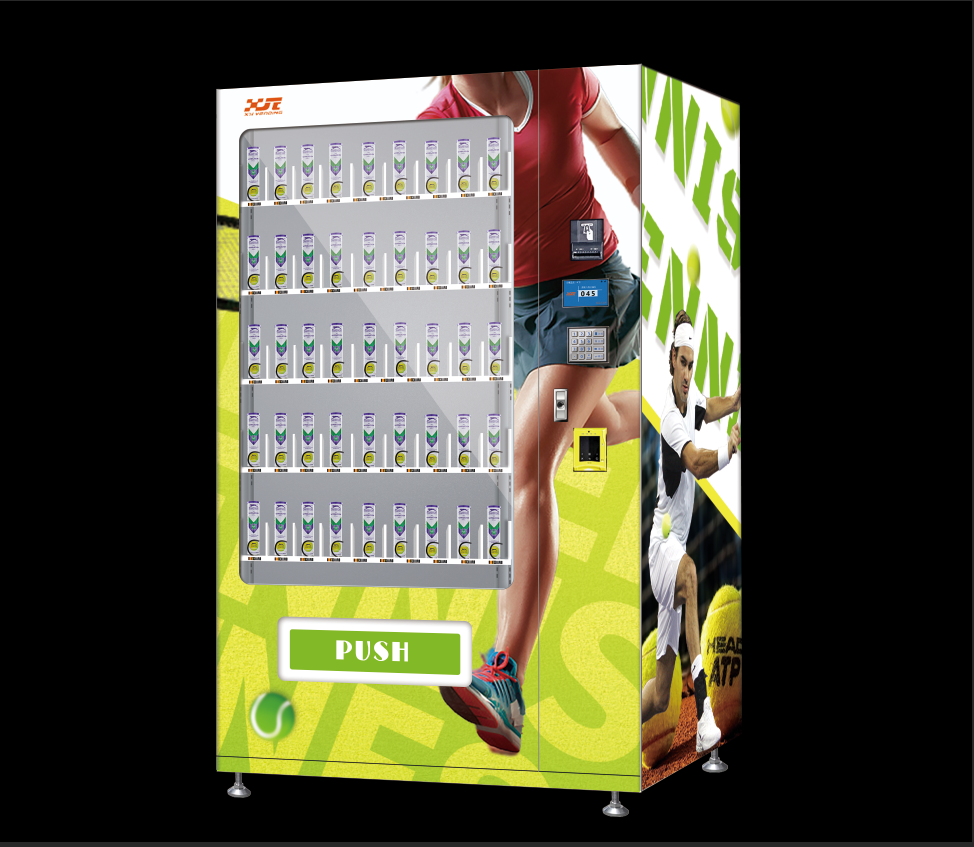 XY Professional Manufacturer of Tennis Ball Vending Machine in China Coin and Bill 500w 110v-220v 50/60HZ 320 Kg 1PCS 300-600pcs