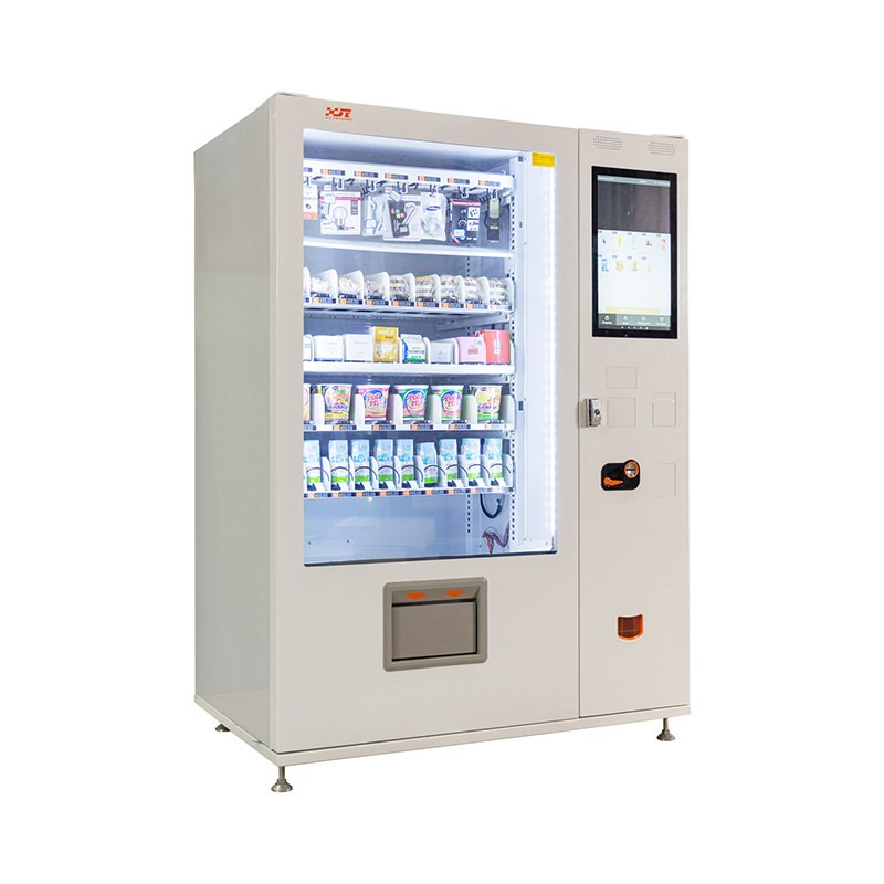 Large Capacity Snack Drink Cigarette Water Vending Machines With Cup Dispenser