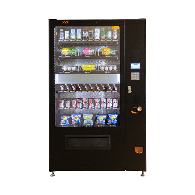 XY Elevator Conveyor Belt Vending Machine For Cup noodle and Vegetables Fruits Sandwiches