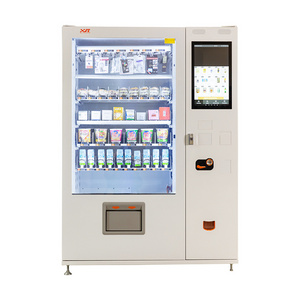 Large Capacity Snack Drink Cigarette Water Vending Machines With Cup Dispenser