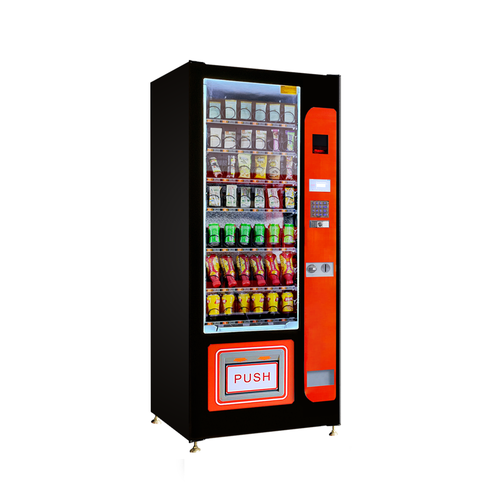 China Mainland Automatic Dispenser Pringles Snack And Drink Vending Machine Of XY Brand