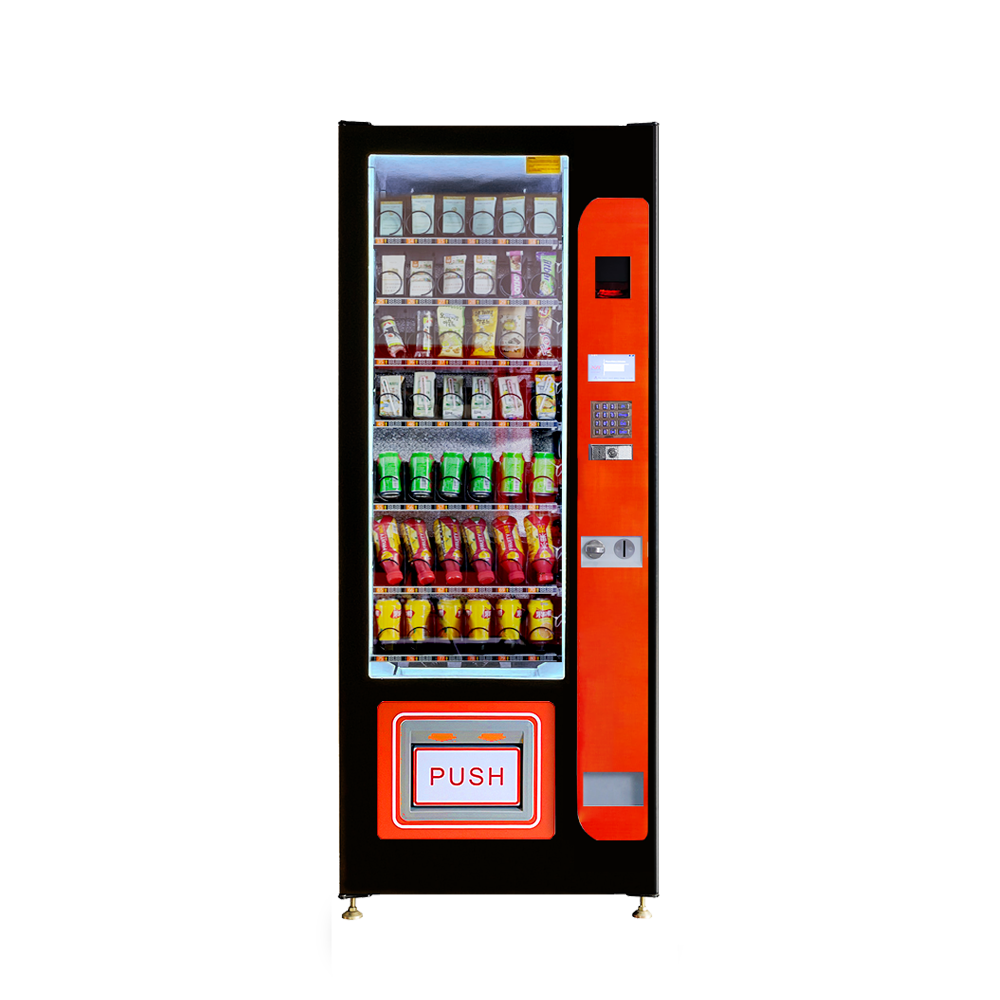 China Mainland Automatic Dispenser Pringles Snack And Drink Vending Machine Of XY Brand