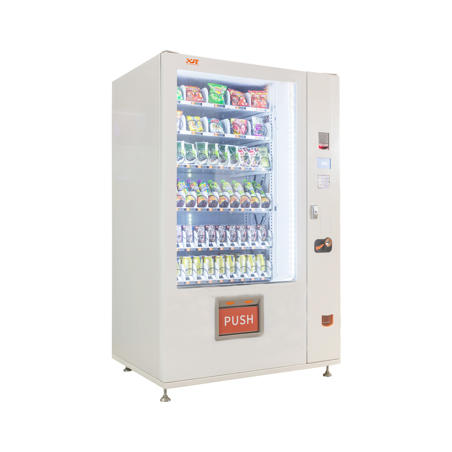 XY China Vending Machine Manufacturer Convenient Store Vending Machines for Food and Drinks Snacks