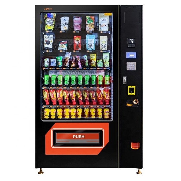 XY combo bottle bottle glass snack vending machine