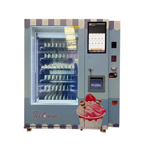 XY Meat Ice Cream Frozen Food Vending Machine For Sale With Elevator