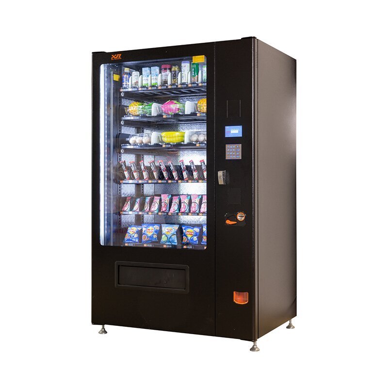 XY Elevator Conveyor Belt Vending Machine For Cup noodle and Vegetables Fruits Sandwiches