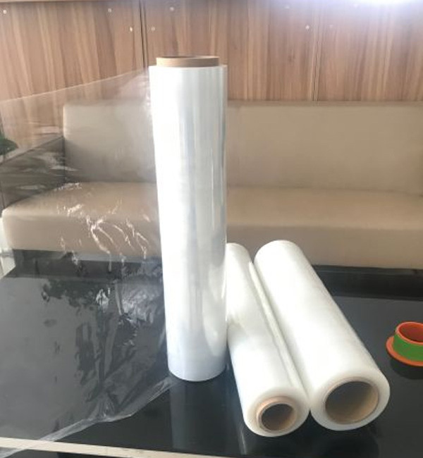 Industrial Mulch Film PE Material Extrusion Stretch Film Casting Plastic Pallet Wrapping Jumbol Roll for Liquid Packaging