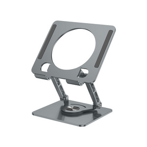 Original Factory 360 Rotating Aluminum Alloy Tablet Holder Foldable Swivel Adjustable Tablet Stand for Tablet with Cooler