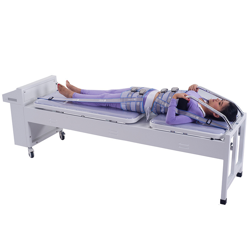 Physiotherapy Equipment orthopedic traction table back spinal lumber traction bed electric