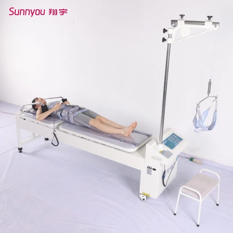 New listing Physiotherapy Equipment Medical Traction Bed Multifunctional Traction Table For Cervical And Lumbar  traction bed