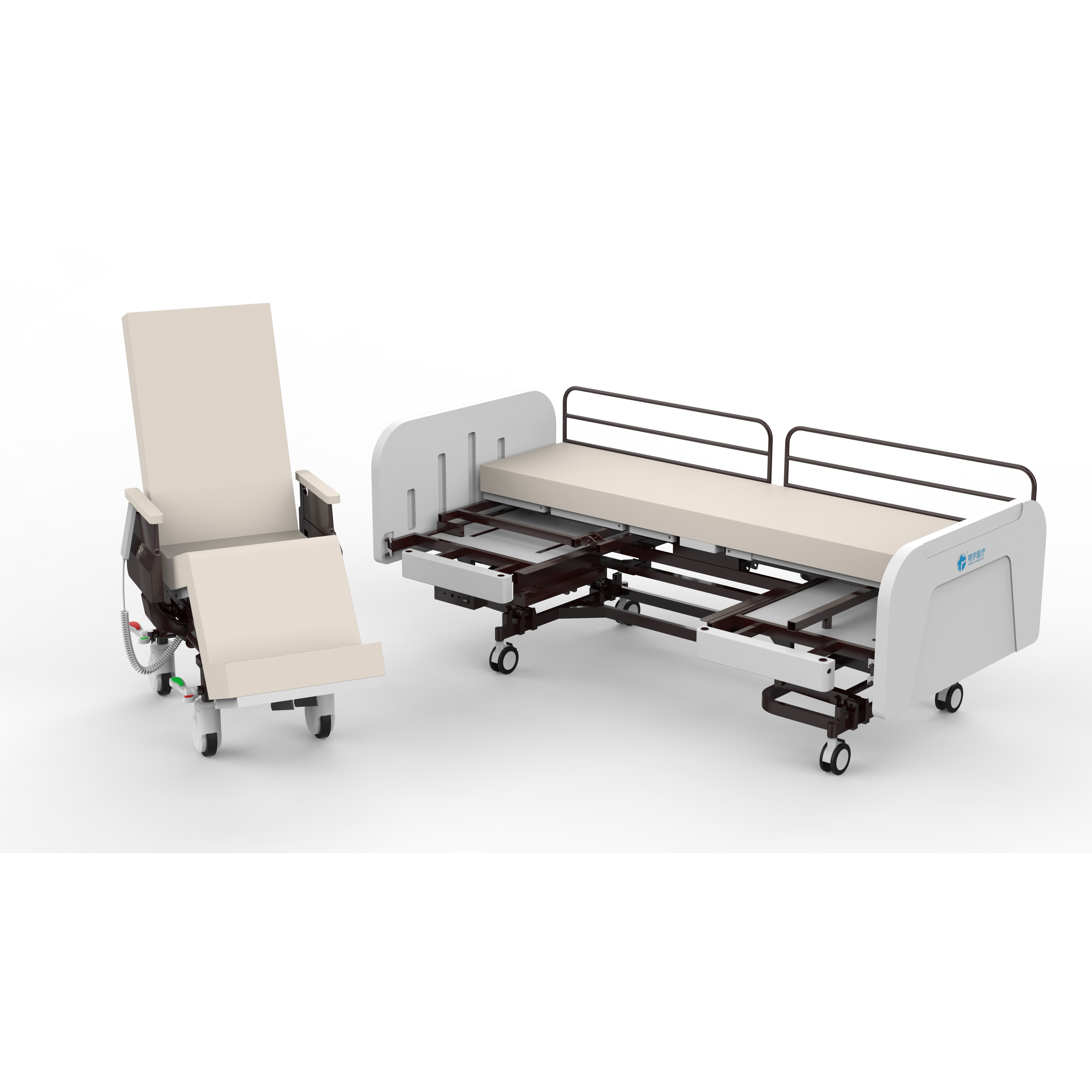 Multifunctional Wheelchair Home Care Bed Electric Nursing Bed hospital patient bed