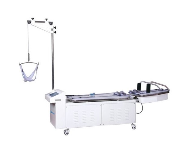 Physiotherapy Equipment orthopedic traction table back spinal lumber traction bed electric