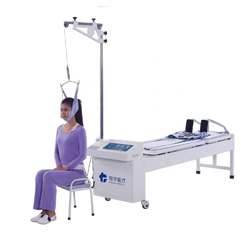 Physiotherapy Equipment orthopedic traction table back spinal lumber traction bed electric