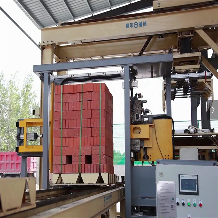 Brick Making Machinery Brick Wrap and Sealer Shipped Bricks