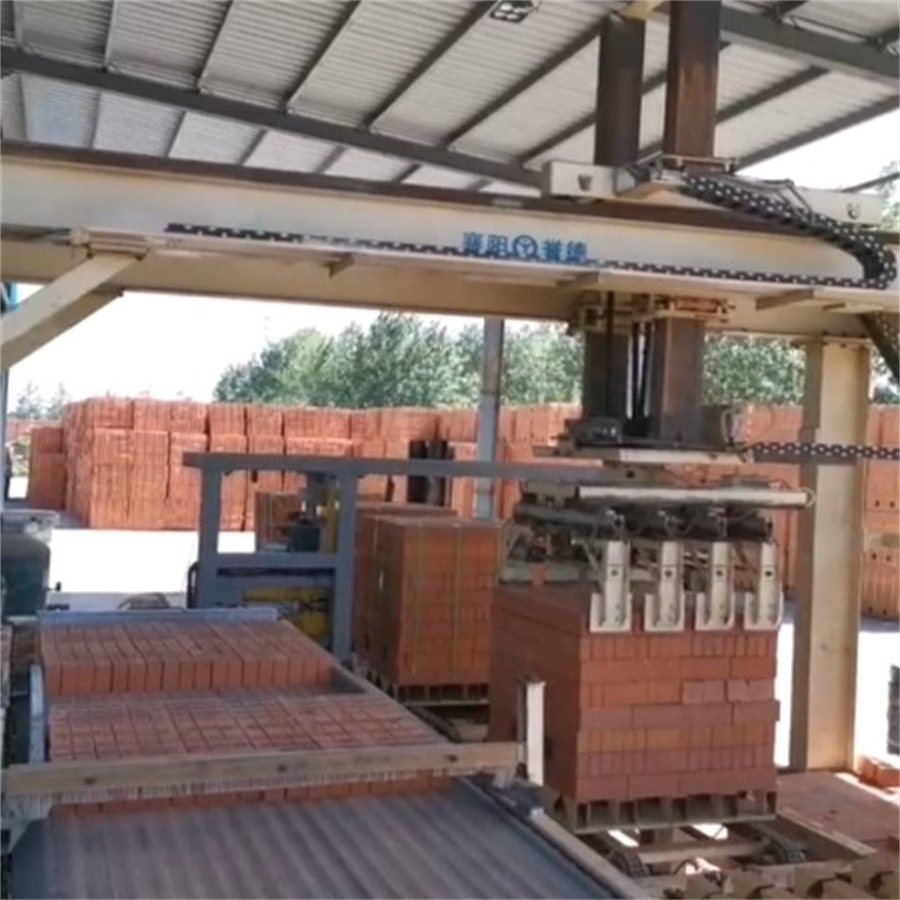 Brick Making Machinery Brick Wrap and Sealer Shipped Bricks