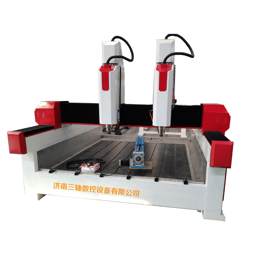 Heavy duty stone atc cnc router 3d carving cutting machine for marble granite gravestone tombstone metal stone engraving machine