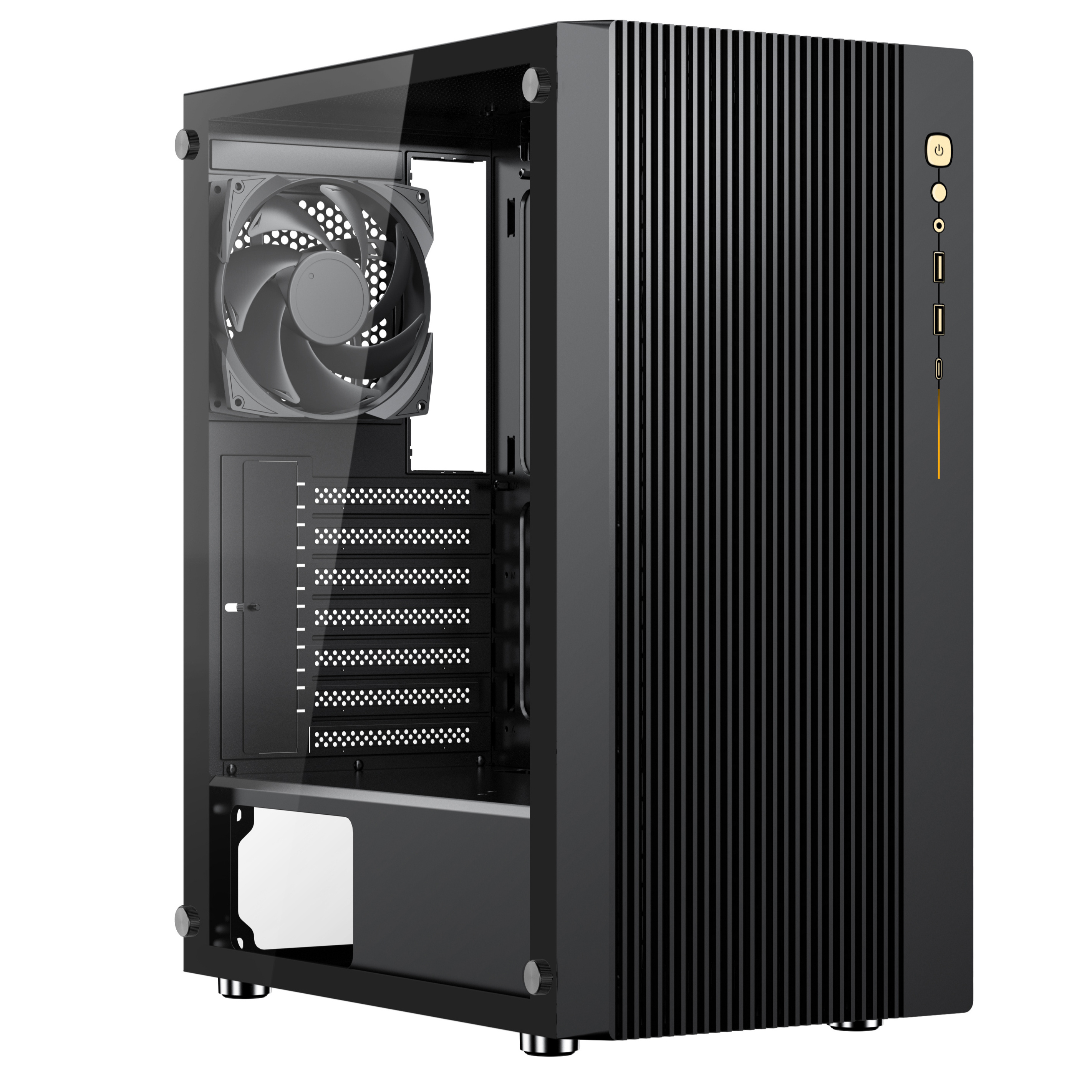 XYZCASE wholesale ATX gaming computer cases COMPUT CASE pc desktop custom pc atx aluminium manufactures pc case