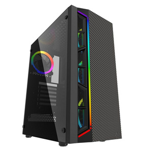 new design desktop casing  anime e-atx   glass pc gaming computer cases