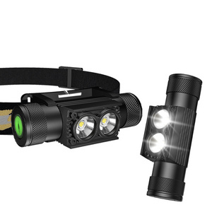 Factory New Arrival High Quality Aluminum Alloy Rechargeable Powerful Waterproof Headlamp Flashlight LED Headtorch