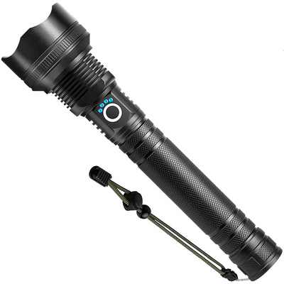 Outdoor Emergency Long Range Self Defense High Power LED Flashlight Torch Rechargeable High Lumen