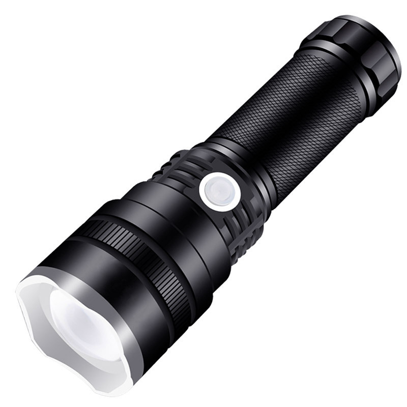 Portable Tactical Aluminum Alloy Camping Usb Rechargeable New Rescue Zoomable Torch Flashlight Led Lampe Torch Flashlight