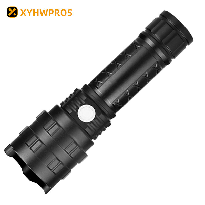 Hot Sale 1200 Lumens Rechargeable Flash Light Torch 18650 or 26650 Super Bright Zoom Powerful Torch Tactical Led Flashlight