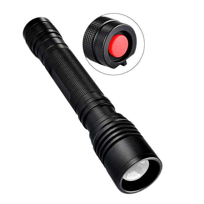 Super Bright Handheld Flash Light Rechargeable LED Water Resistant Camping Torches Adjustable Focus Zoom Tactical Flashlight