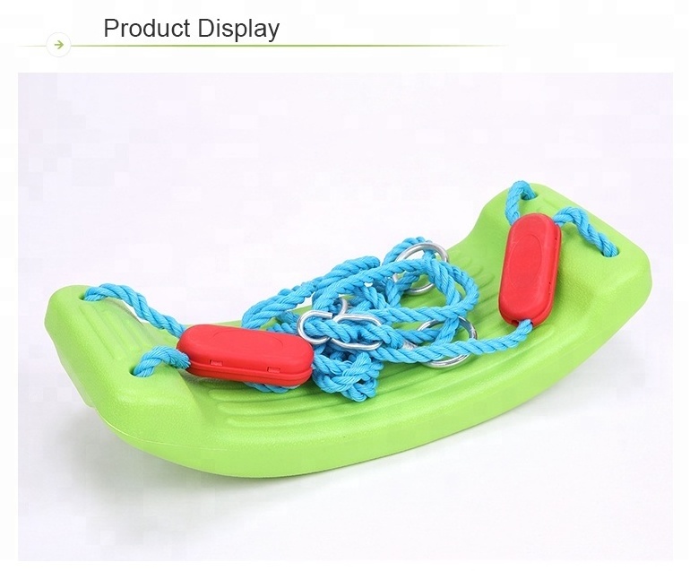 Indoor outdoor durable rope clamps plastic baby swing toys for hanging