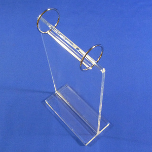 Double Sided T Shape Acrylic Menu Holder Plexiglass Table Tent Sign Holder for advertising