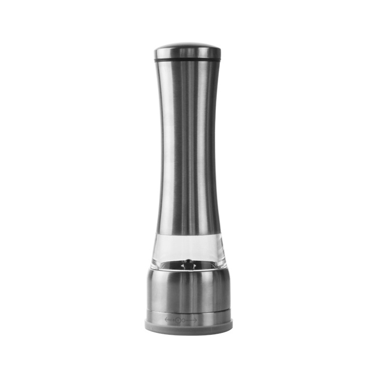 Customized 250ml Metal Pepper Spice Jar Manual Commercial Salt Spice Pepper Grinder With Grinder Lids