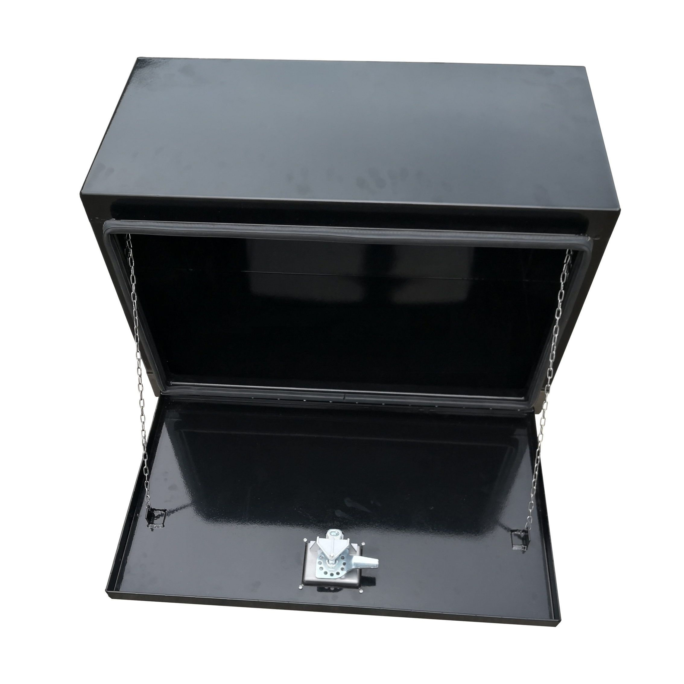 Black powder coated under body waterproof  tool boxes for tools storage box with stainless steel locks