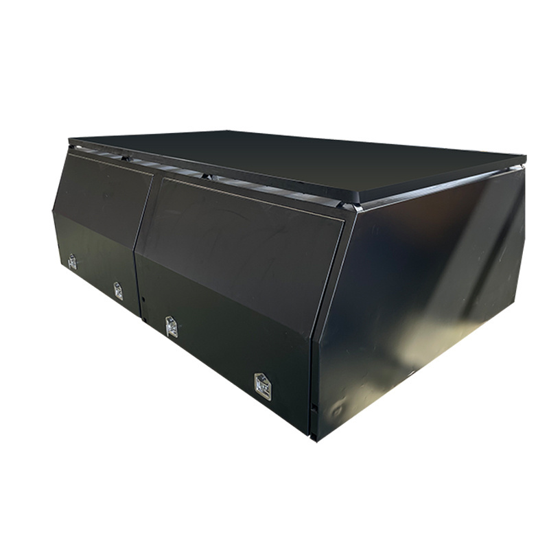 Pickup Camper WholesaleHot selling High Quality Custom Made dual cab Aluminum Ute Canopy truck toolbox