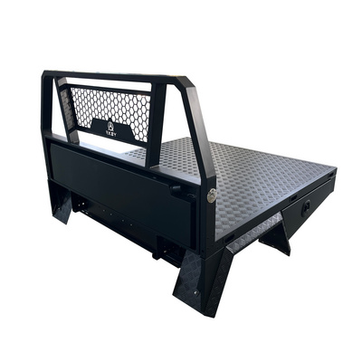 New Design Custom 4X4 Durable Multi-function Storage  toolbox and Pickup Truck Aluminum Ute Tray And Canopy for Pickup