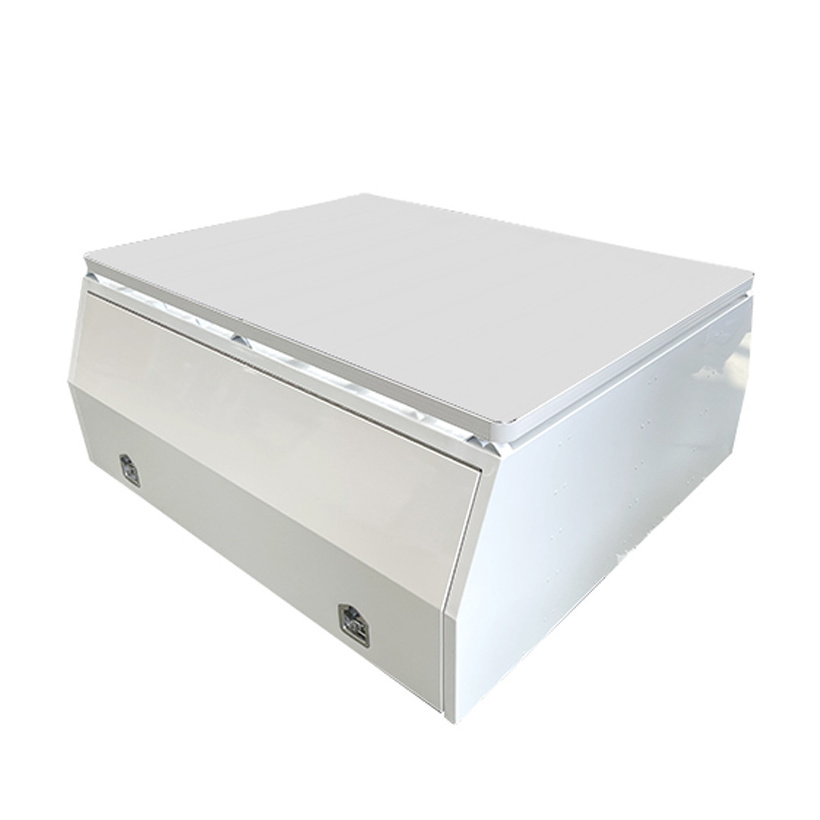 Ute Canopy for Truck Bed Tray Hilux 4x4 Canopy Powder Coated Aluminum 1800*1800*860 Mm White Aluminum Storage Tool Box 3 Years