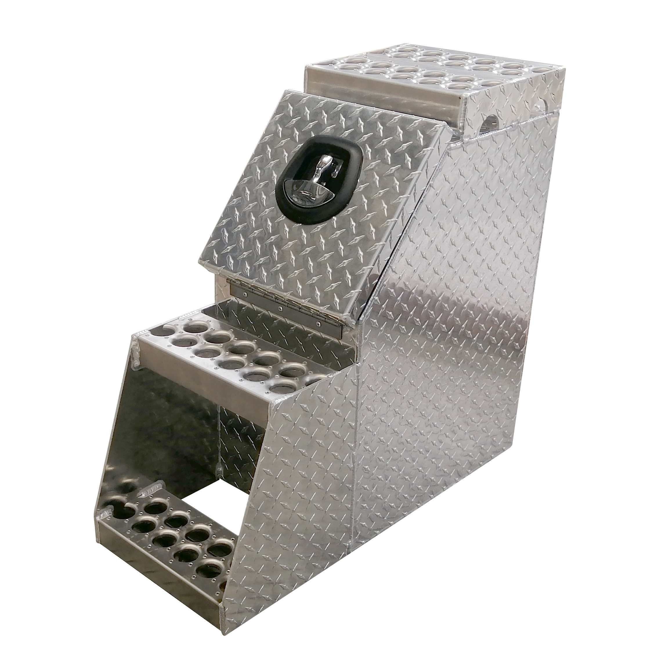 5052 Serious Aluminum Step Boxes 12 x 24 x 60