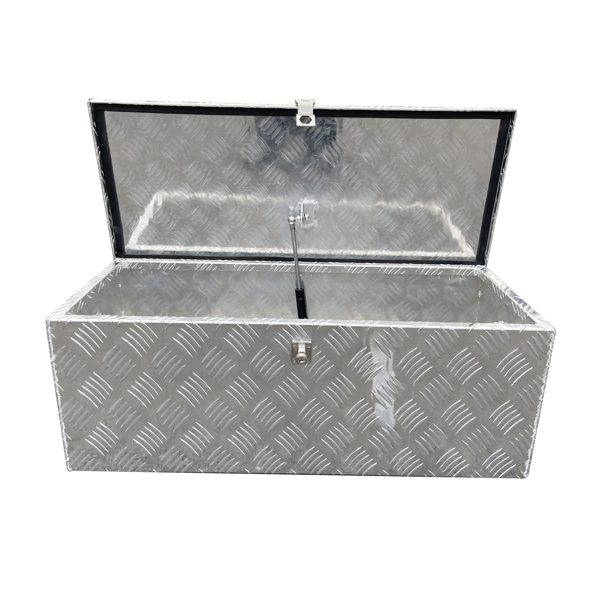 customized waterproof heavy duty aluminum alloy checker plate tool box small  portable mobile tool box