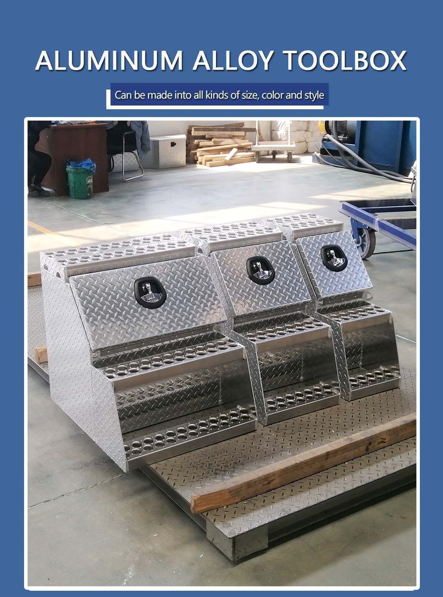 5052 Serious Aluminum Step Boxes 12 x 24 x 60