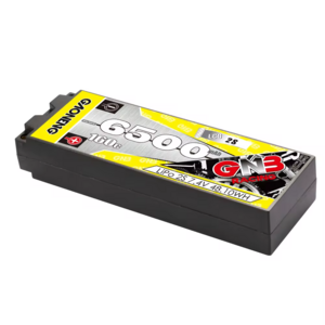 Gaoneng fpv battery 6500mah 2s 7.4v 160c Lcg Hard Case 5.0mm Bullet Built-in Rc For 1:10 1/10 Scale Rc Racing Car Boat Gnb