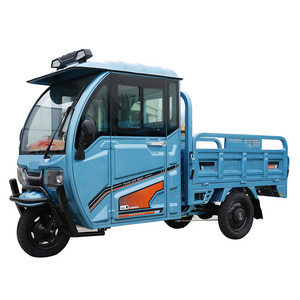 Hot Sale New Food Vehicle 1200W New Energy Closed Cabin Electric Cargo Trike Electric Freight Truck