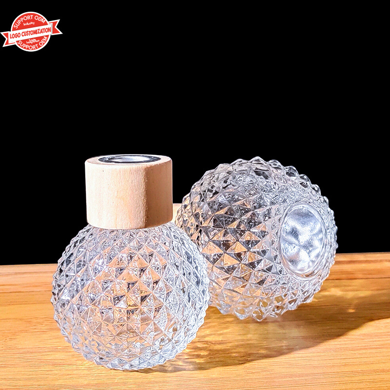 Special Shape Reed Diffuser Fragrance Aromatic Glass Bottle with Screw Cap