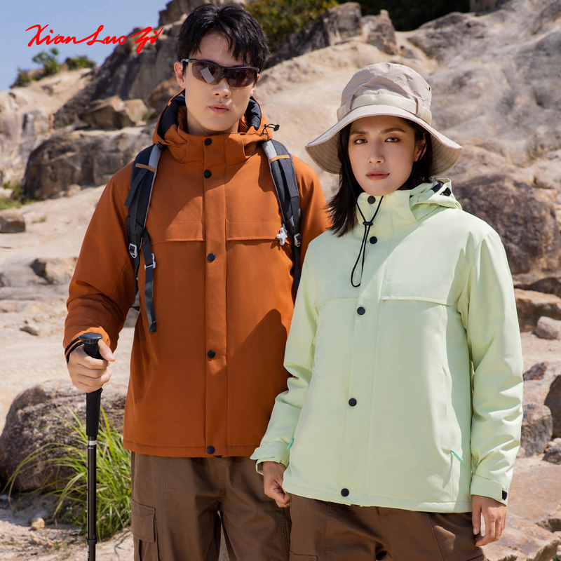 Detachable coat can be customized warm work clothes outdoor jacket men and women alike