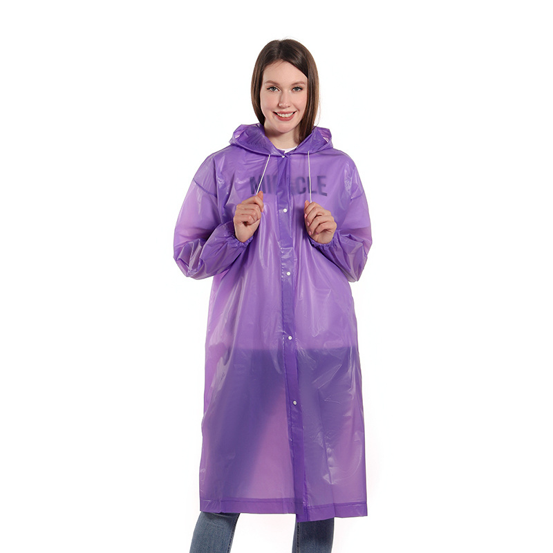 EVA Adult poncho Reusable plastic raincoat for men and women