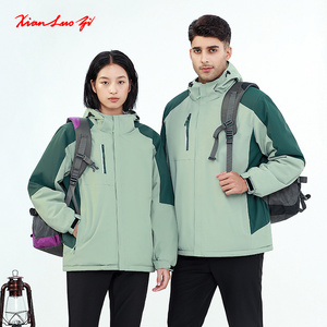 Outdoor windproof jacket Waterproof jacket garment combined with a jacket for men and women