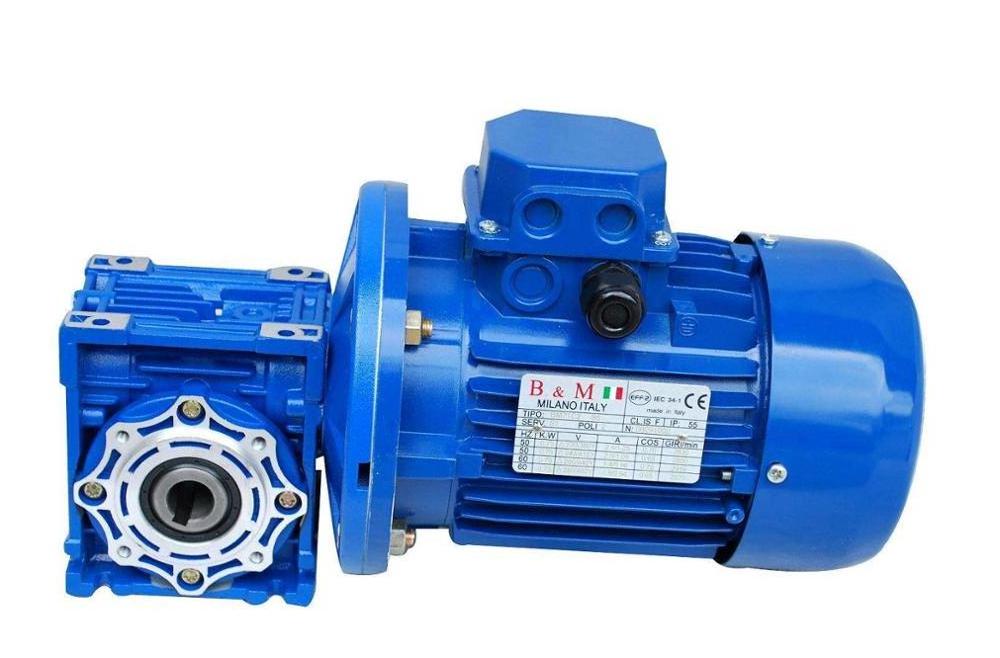 high quality input speed 1500rpm round  flange input worm gear reducer  nmrv 075 gearbox