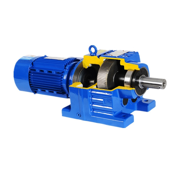 3000rpm R Series vertical horizontal gearbox R37 drive reducer for electric motor