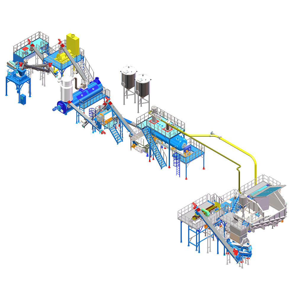 Stainless  steels poultry  waste rendering plant with bone