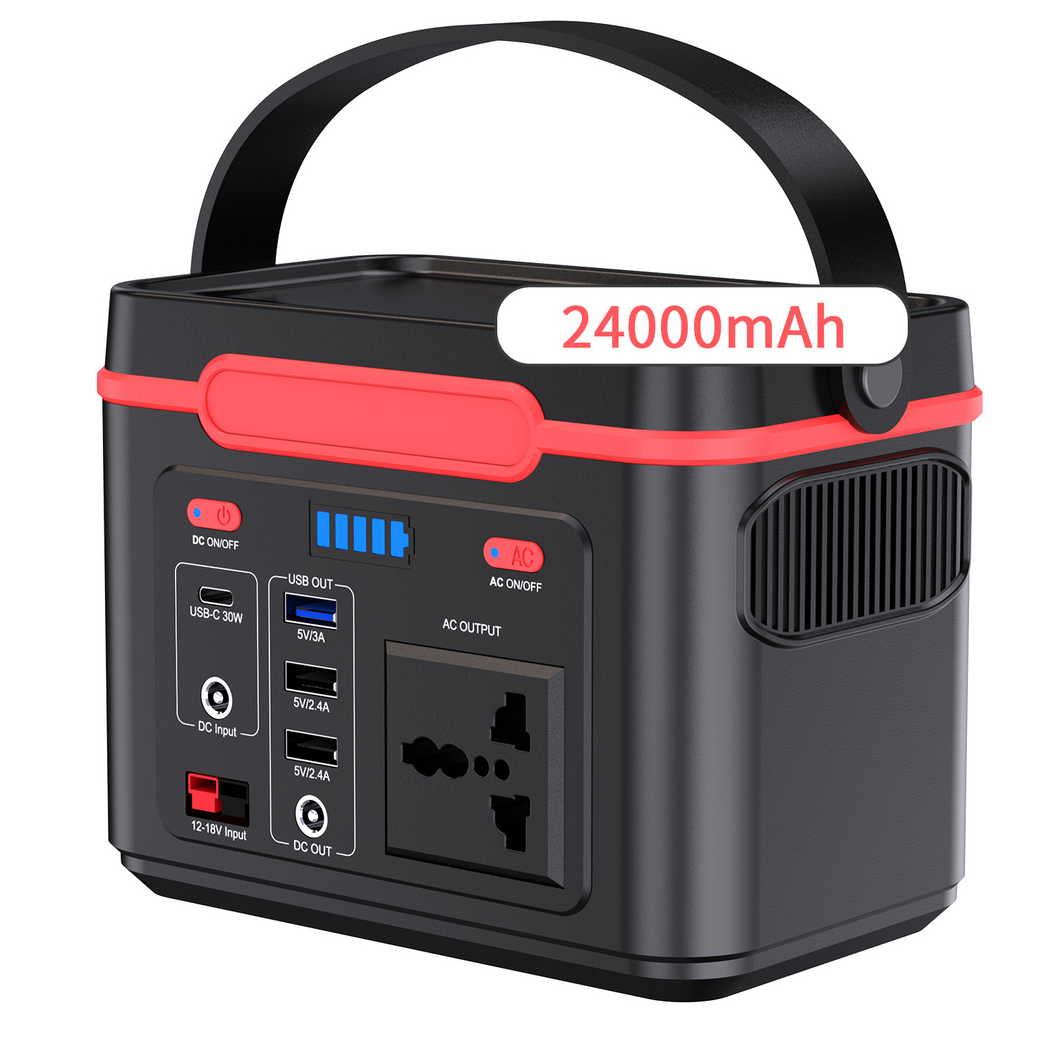 New Outdoor Mobile Portable Rechargeable High-power Energy Storage Power Home Battery Station Large Capacity Emergency Power