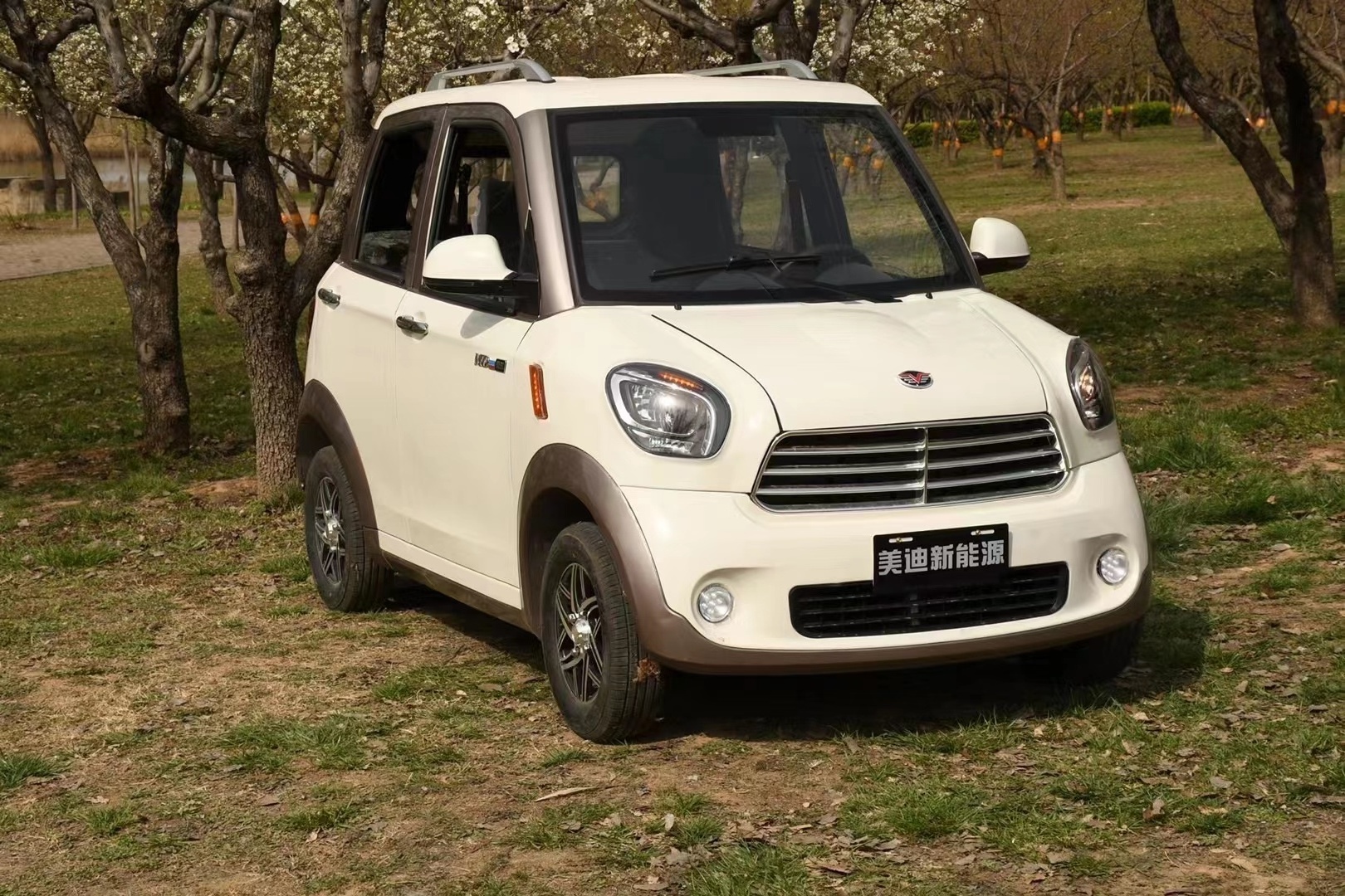 1200w Low speed 4  seats electric mini car for adults  electric car without driving licence trade