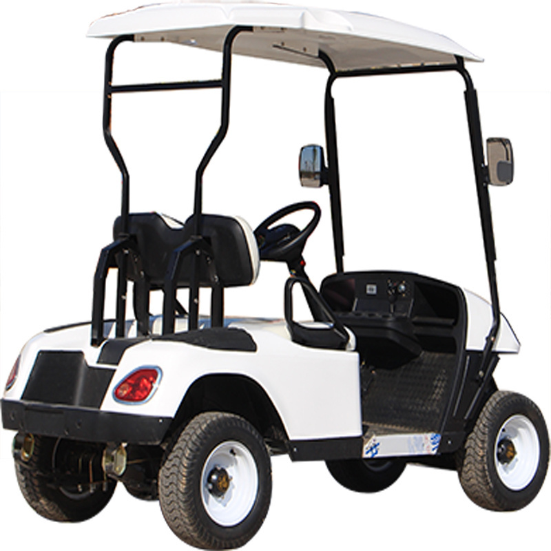 China Made 2 Seaters 4 Wheel Electric Golf Cart Club Car for Adult and Kids Sightseeing